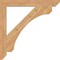 Ekena Millwork Legacy Slat Smooth Bracket, Western Red Cedar, 3 1/2"W x 34"D x 34"H BKT04X34X34LEC06SWR - alternate 3